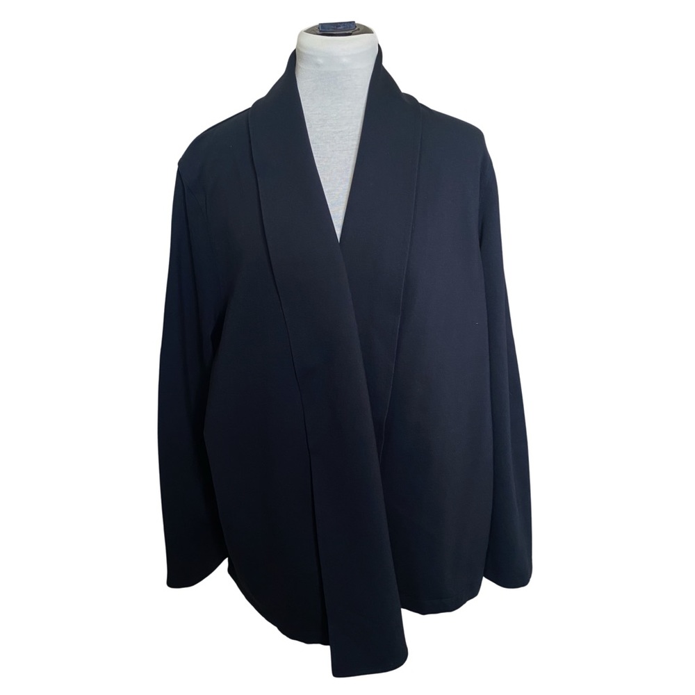 Lands' End Micro Modal Stretch Open Front Cardiga… - image 2